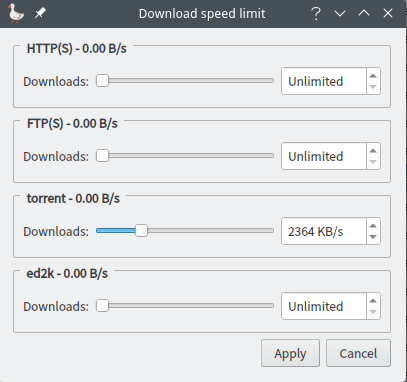 File Centipede 다운로드 속도 제한